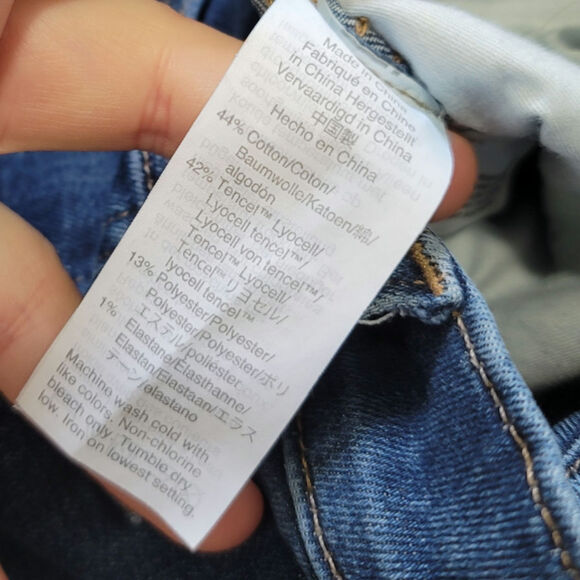 Madewell 10" High Rise Skinny Jeans in Women's Size 26 Tall - Picture 4 of 11